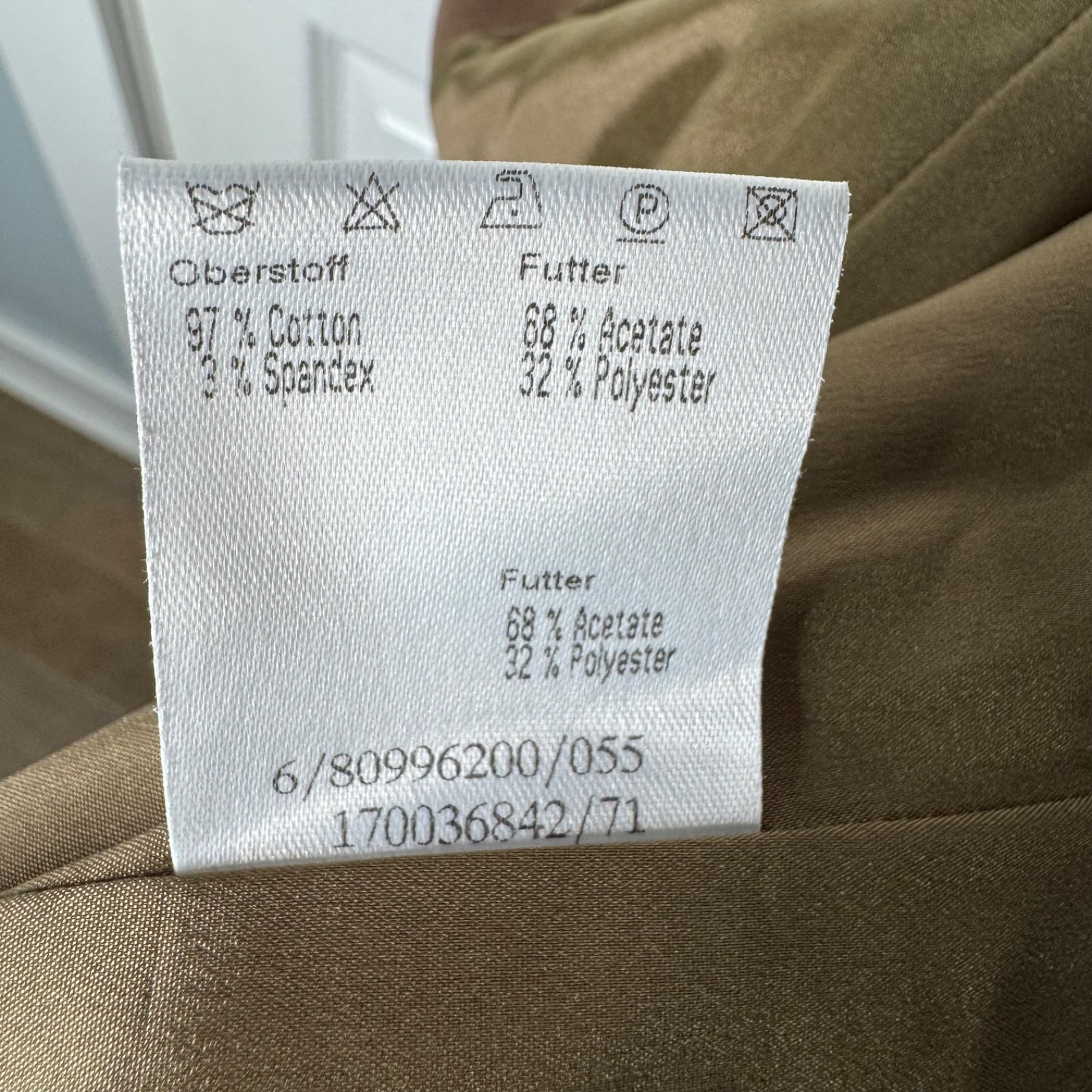 Rene Lezard French Designer Women's Chocolate Brown Robins Egg Blue Blazer Sz 38