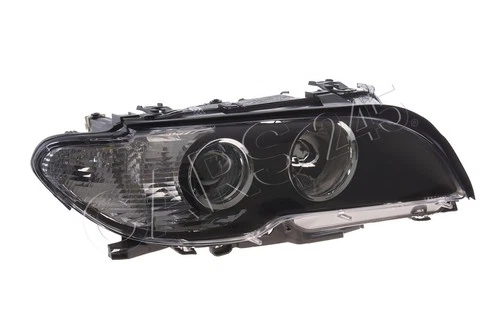 BMW E46 03-06 Facelift LCI Headlight Graphite Black Right  White corner
