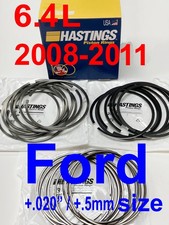Ford 6.4l V8 Powerstroke Piston Rings Hastings Piston Ring Set .020 .5mm Ford 6.4l V8 Powerstroke Piston Rings Hastings Piston Ring Set .020 .5mm