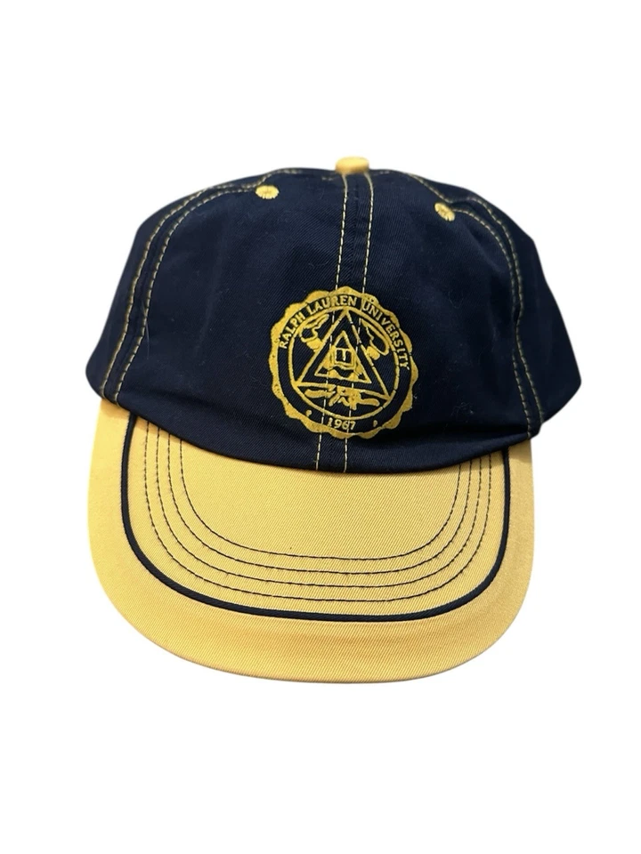 Chapéu Polo Ralph Lauren University bordado logotipo alça - Imagem 3 de 4