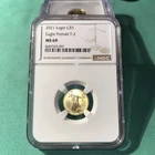 2021 $5 Gold American Eagle NGC MS69 Type-2, 1/10oz