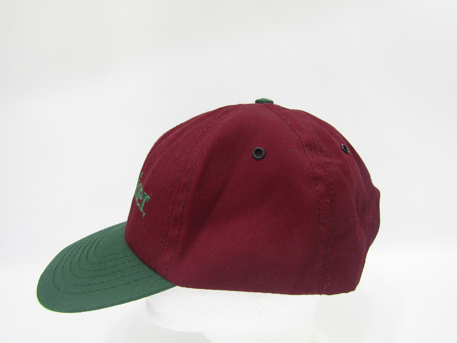 VTG Budweiser Hat Adjustable Snapback Spellout Lo… - image 4