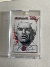 Carte dédicacée personnalisée limitée signée Michael C Hall, Dexter
