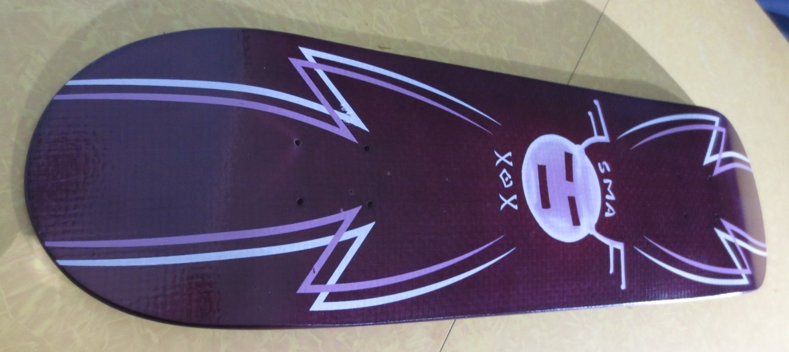 2008 SMA SANTA MONICA AIRLINES 30th Anniv Blackbird FIBERLAM Skateboard Deck NOS