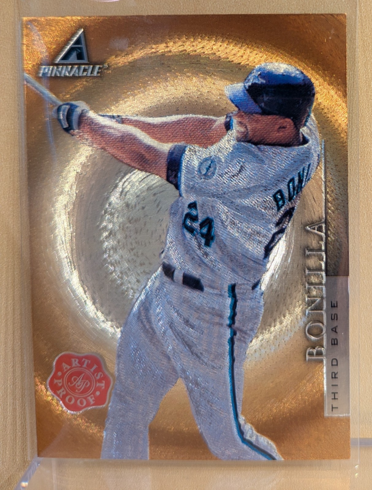 1998 Pinnacle GOLD ARTIST PROOF #58 Bobby Bonilla Marlins RARE MUSEUM PARALLEL