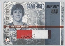 2006-07 ITG Between the Pipes Silver Best of Hockey 1/1 Jonathan Bernier 0a1