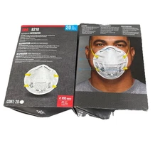 2x 20 3M 8210 N95 Disposable Protective Particulate Respirator Dust Mask