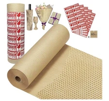 Honeycomb Packing Paper Wrap 15 X250 Substitute Alternative for Bubble Packaging