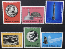 ROMANIA 1975 European Roman Architectural Heritage Set of 6 USED/CTO SG4144/4149