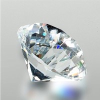 Deko Diamant Klar D. 4Cm Glas Geschliffen Formano