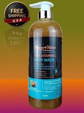 Advanced Exfoliating Body Wash Skin Brightening Shower Gel, 1000ml [USA Stock]