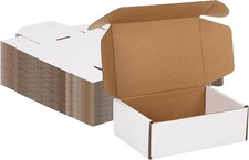 MEBRUDY 6x4x2 Inches Shipping Boxes Pack of 50, Small Corrugated Cardboard Box f