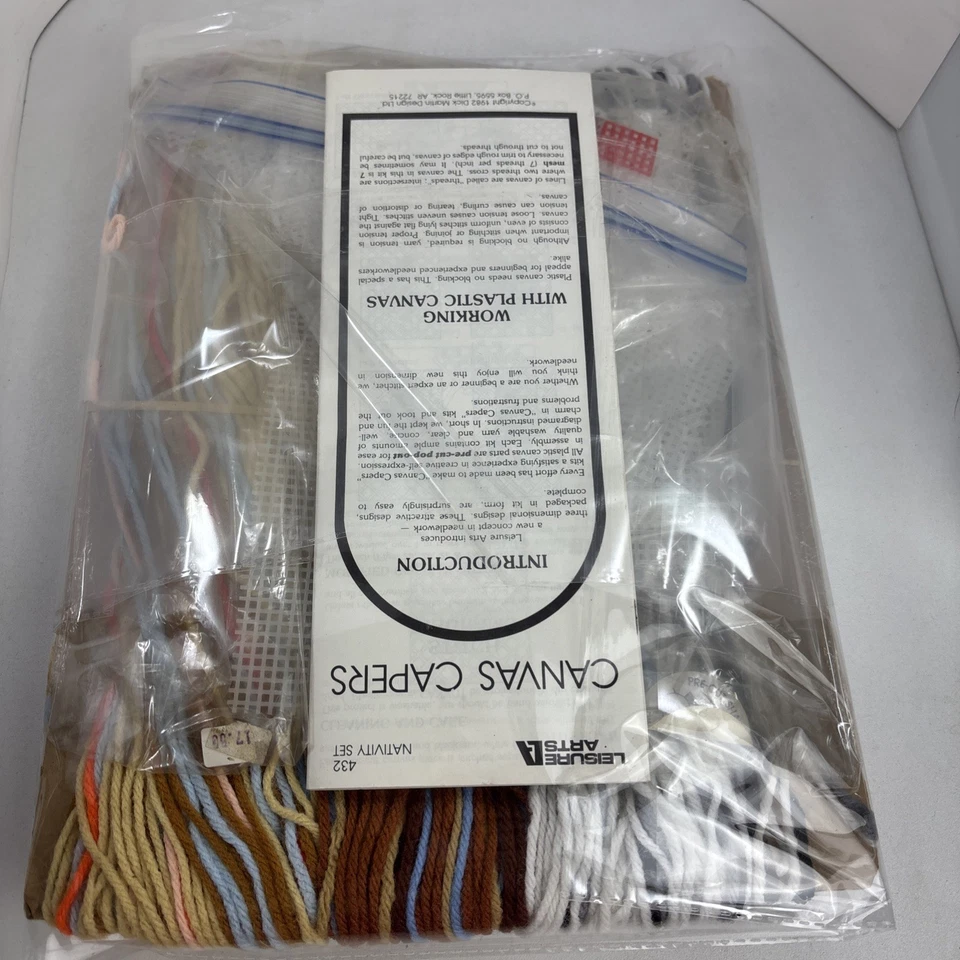 Leisure Arts Canvas Capers Needlepoint Small Nativity With Manger Christmas - Image 4 of 4