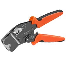 Self-Adjusting Ratchet Crimper for End-Sleeves Wire Ends Terimnal Crimping Plier
