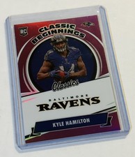 2022 Panini Classics #CB-25 - Kyle Hamilton - Classic Beginnings Purple #d32/35