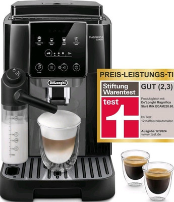 De'Longhi Magnifica Start Kaffeevollautomat schwarz Milchbehälter Cappuccino