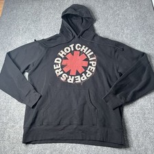Vtg 2007 Red Hot Chili Peppers RHCP Hoodie Sweatshirt Mens Xl 2000s Band Tee
