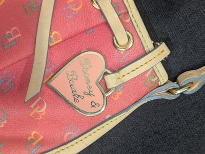 VINTAGE Y2K DOONEY & BOURKE Rainbow Monogram Shoulder Bag | eBay display picture 3