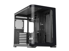 SAMA Mid-Tower PC Case, Curved Tempered Glass, USB Type-C, ATX/MATX/ITX Back-Con