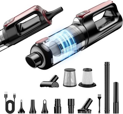Portable Handheld Vacuum 18000Pa 2-in-1 Air Duster for Car Home Office Pet