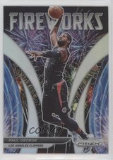 2021-22 Panini Prizm Fireworks Silver Prizm Paul George #22 0jb5