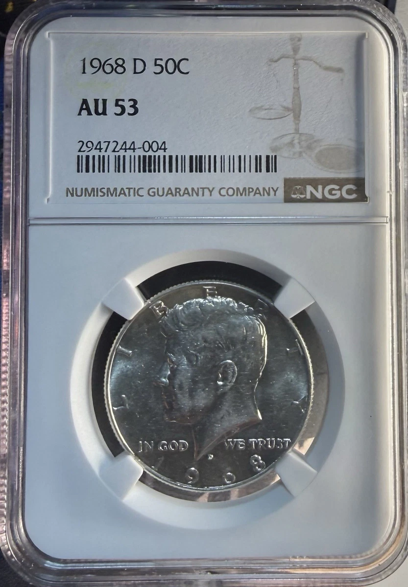 1964 ハーフダラー　NGC AU53 AU 53 Graded Kennedy US Half Dollars (1964-Now) for sale | eBay