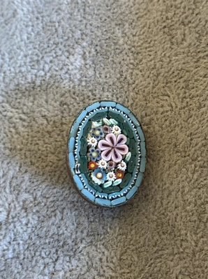 #ad #ad Antique 1920#x27;s 1930#x27;s Micro Mosaic Brooch Pin Italy Italian Jewelry $35.00