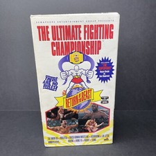 UFC 5 VHS, 1995 Ultimate Fighting Championship, Royce Gracie, Ken Shamrock