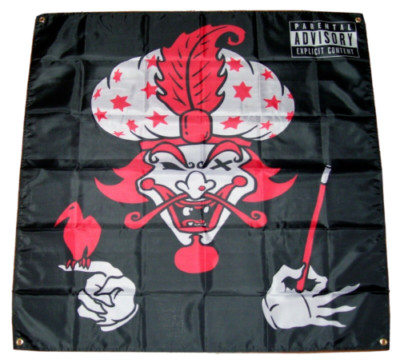 INSANE CLOWN POSSE 4'X4' FLAG BANNER ICP MILENKO FAST SHIPPING