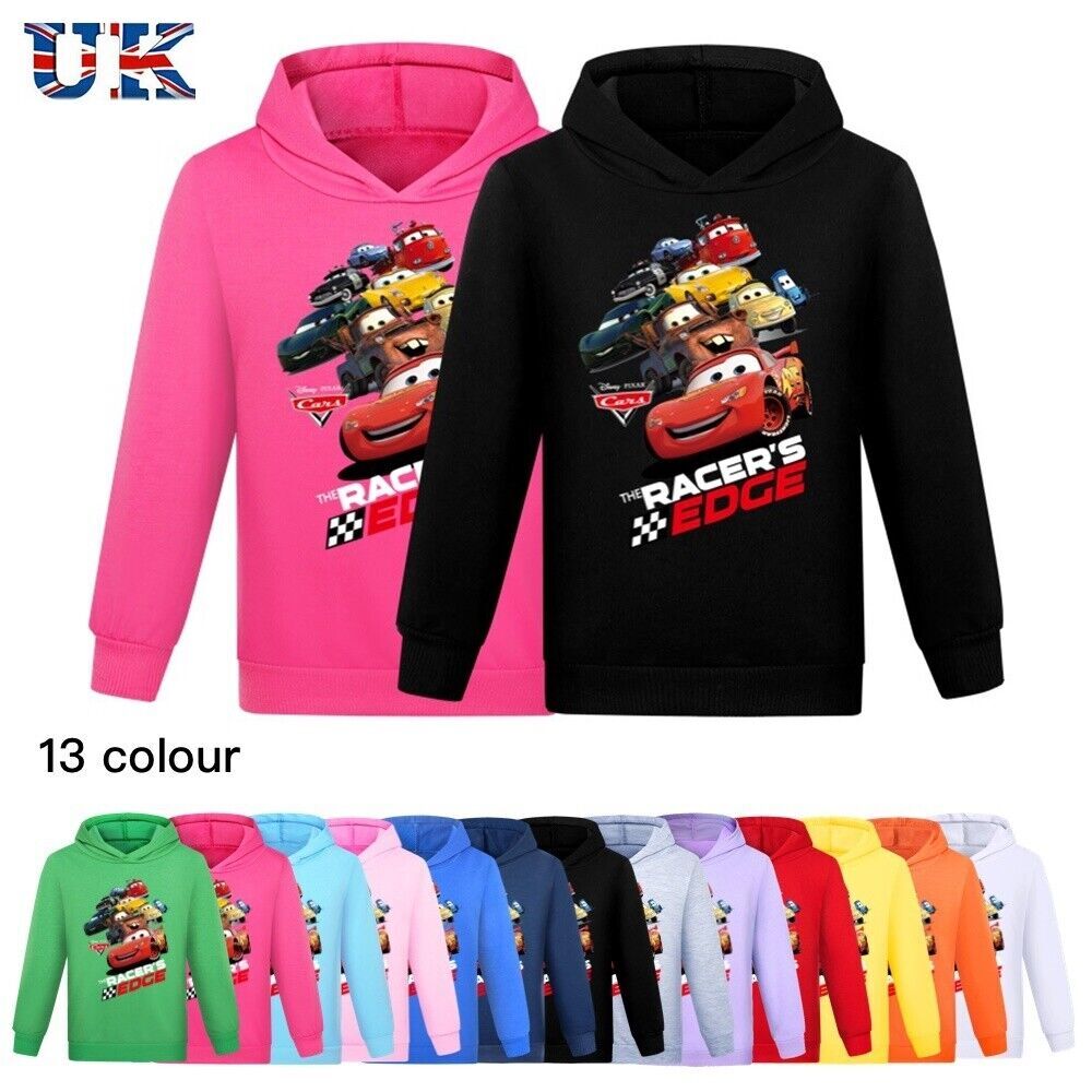 Neue Kinder Jungen Mädchen Auto Druck Langärmel Hoodie Hoodie Geschenke