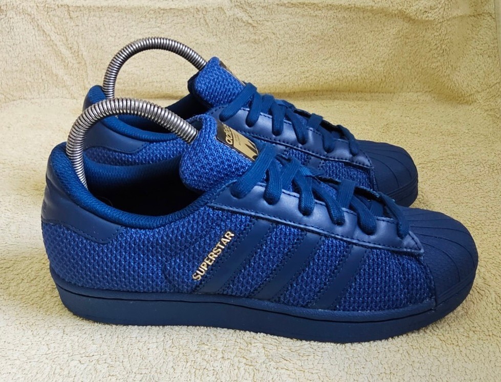 Superstar Mens Adidas Superstar Blue Weave ADIDAS COBALT