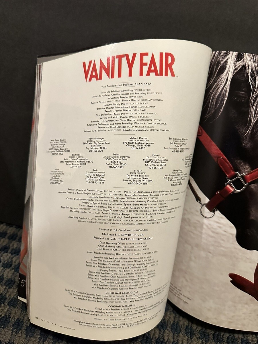 2006 September VANITY FAIR Magazine, Kate Moss, News Stand