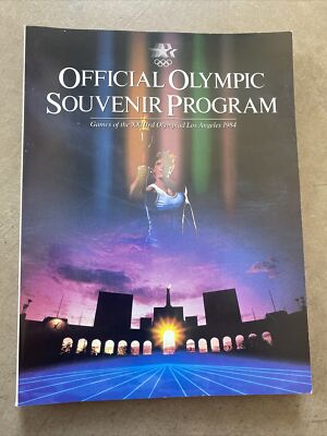 1984 Olympic Souvenir Program & Official US Postal Guide to 84 Olympics