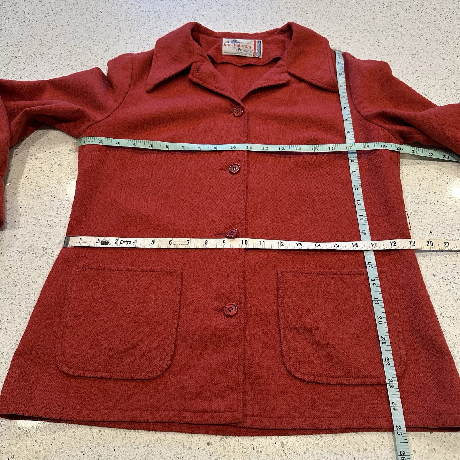 Pendleton Women's Medium Knockabouts Wool Button … - image 7