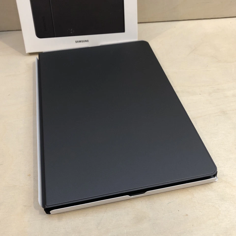 Samsung Galaxy Tab A8 10.5in Book Cover Smart Case Genuine EF-BX200 - Dark Gray - Image 2 of 4