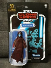 Star Wars Vintage Clone Wars VC217 Aayla Secura 3.75" Figure