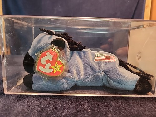 Rare 1995 Righty and 1996 Lefty Authenticated Beanie Babies MWMT Condition - Picture 10 of 23