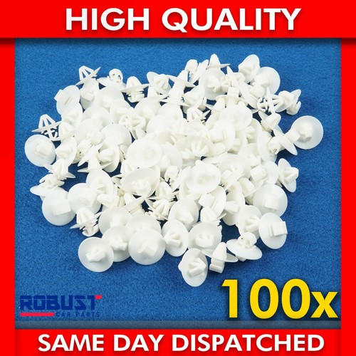 100X EXTERIOR SIDE MOULDING & DOOR PLASTIC TRIM PANEL CLIP FOR MERCEDES