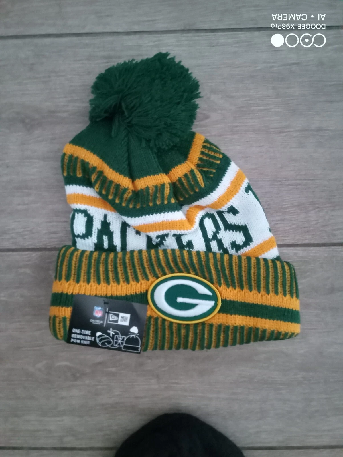 Green Bay Packers NFL Bobble Beanie Team Multi Colour Tag Still On