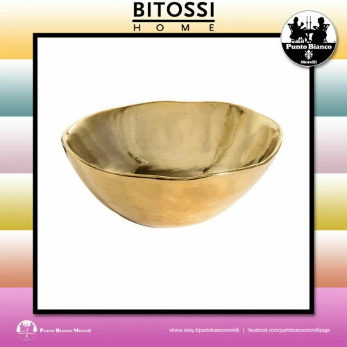 Piatti da tavola e portata d'oro in porcellana