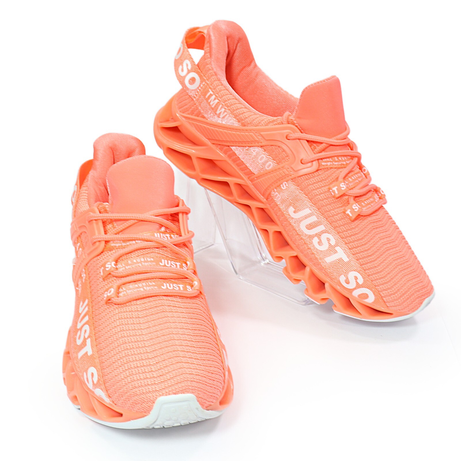 SAOLA Just So So scarpa casual sneaker sportiva da donna arancione rosa suola lama 41 US 9 5