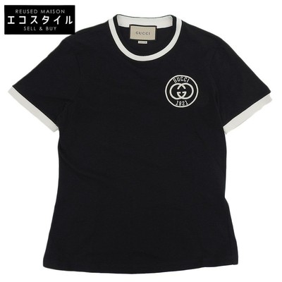 GUCCI EcoStyle Black Jersey TShirt Size M