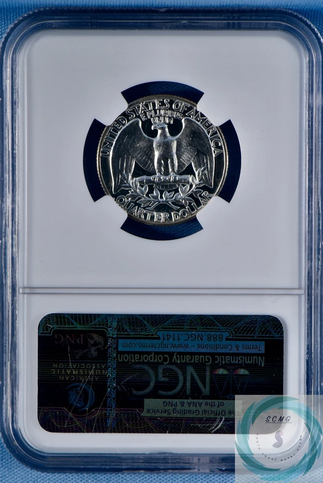 1956 Washington Quarter NGC PF 69 CAMEO - Black, White, & Frosty! - Image 2 of 4