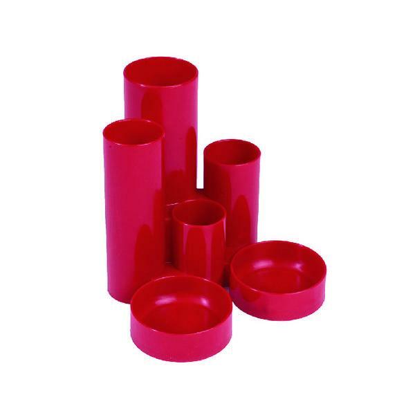 Q-Connect Desk Tidy Red - KF10042 - Image 2