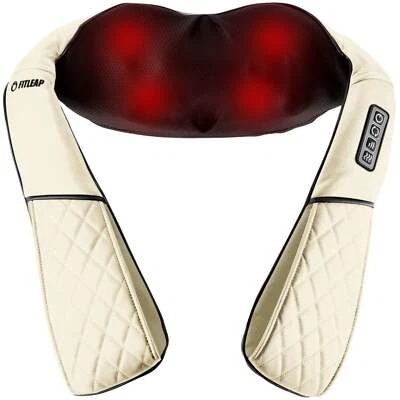 Fitleap Massagegerät, Nacken-Rücken-Schulter-Massagegerät, Shiatsu Massageger…