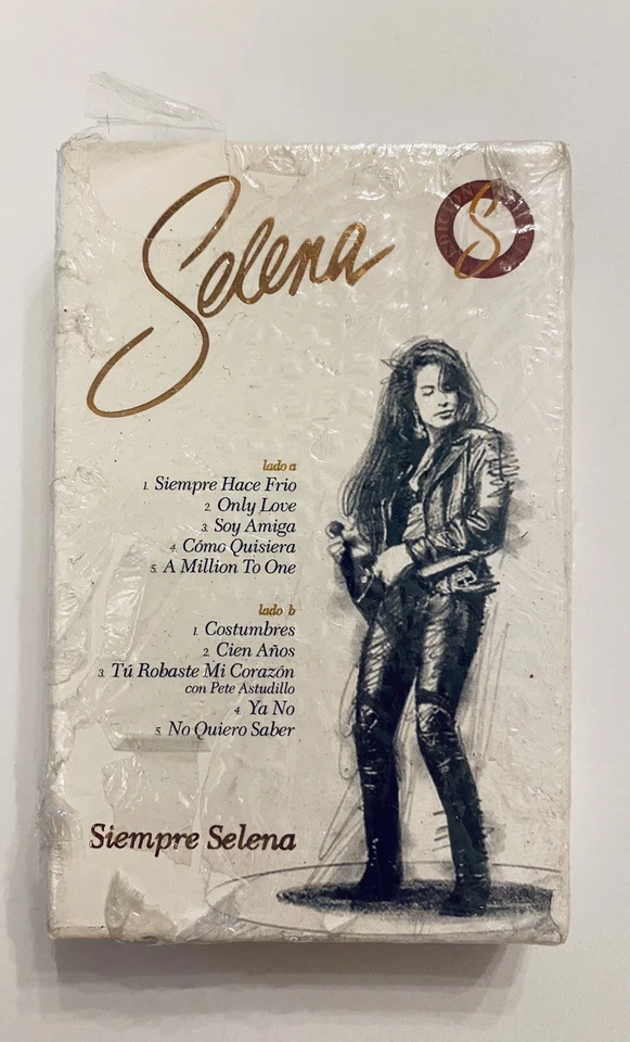 Selena Siempre Selena Cassette Tape (1996) SEALED Original Box Latin Pop RARE - Image 2 of 4
