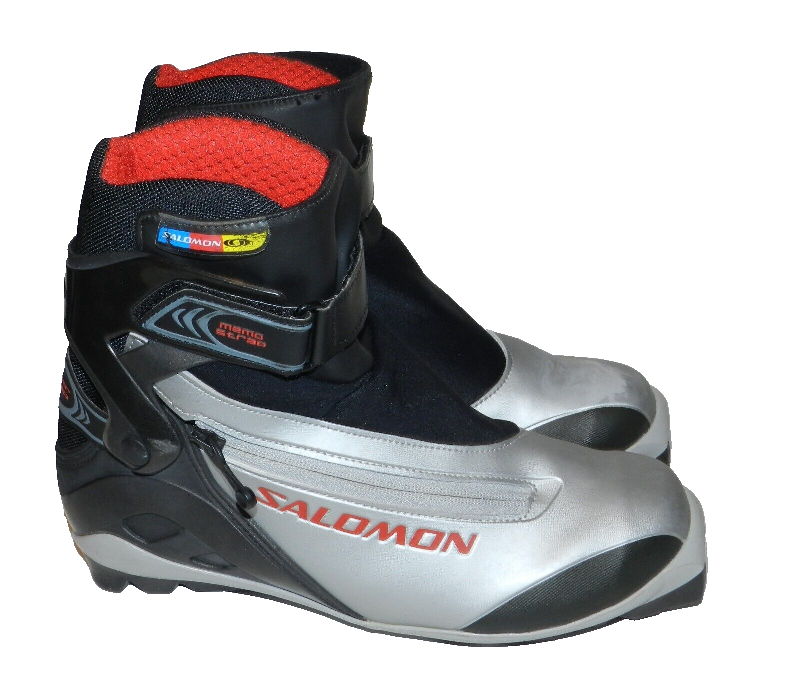 Salomon Scarponi da Sci di Fondo Nordico Uomo 9 SNS Profil Nero Grigio