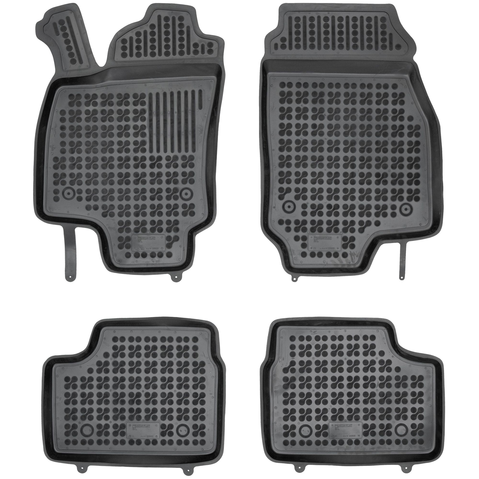 Tapis de sol Rezaw-Plast pour Opel Astra III H en caoutchouc premium haute densité