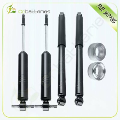 Fits Dodge Ram 2500 3500 2WD 2.5'' Front Leveling Kit & Complete Struts Shocks