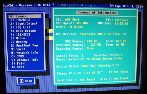 MAIN BOARD Socket 7 Lucky Star 5MVP3 + 128 MB RAM + AMD K6 300, + VGA S3 16 MB - Afbeelding 10 van 12